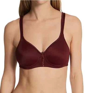 Vanity Fair 72335 Reggiseno Body Caress Wireless 40B Fig Lavato - Foto 1 di 1