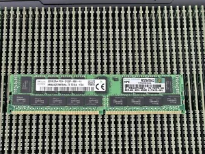 HPE 32GB DDR4 PC4-2133P 2133MHz 2Rx4 ECC Reg RDIMM Server Memory RAM 752370-091 - Picture 1 of 5