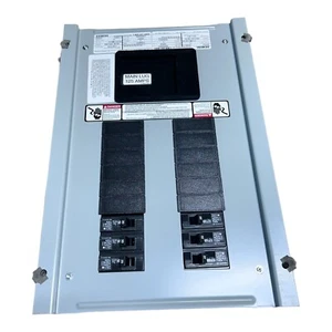 Siemens 3 Phase Main Lug Electrical Box Panel H Type P1 P1C18ML125ATSN, 18 Space - Picture 1 of 8
