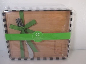 C. Wonder MONOGRAM Cheese Board & Spreader U NWT 28 - Picture 1 of 4