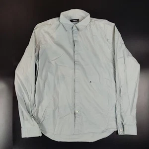 Replay Men's XL Slim Fit Light Blue Shirt Button Up Smart Casual Logo Classic - Picture 1 of 17