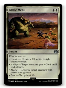FOIL - MTG - Menú de batalla #9 - FINAL FANTASY - Imagen 1 de 2