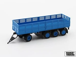 Brekina Fiat 691 Millepiedi 4a Trailer blue from 58531 1:87 /BRN1539-2 - Picture 1 of 1