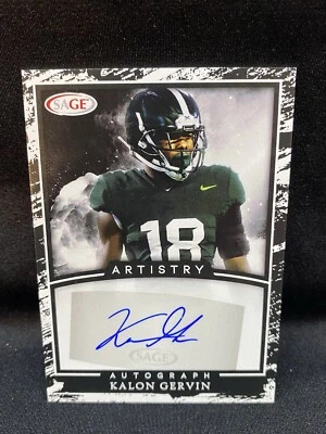 2022 SAGE Artistry Kalon Gervin White Auto #A-KG2 - Image 1 of 2