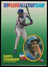 1989 Fleer Darryl Strawberry All-Stars   10