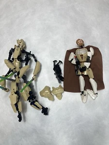 Lot Of Star Wars Lego General Grievous Obi-Wan Kenobi Incomplete - Picture 1 of 14