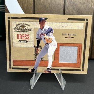 2004 Donruss Classics Pedro Martinez Game-Worn Jersey 32/100 Dress Code #DC-42