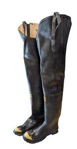 Neu NOS Ranger Stahlkappe Hüfte Arbeit ANSI Watstiefel Größe 9 Hergestellt in den USA Watstiefel - Bild 1 von 11