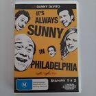It's Always Sunny In Philadelphia Seasons 1 & 2 (DVD, 2005) 3 Disc Set Reg4 VGC 