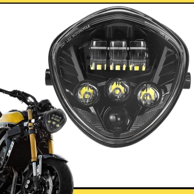 For Honda Nighthawk 750 650 450 250 7" inch LED Headlight With Bracket Mount - Image 1 of 4