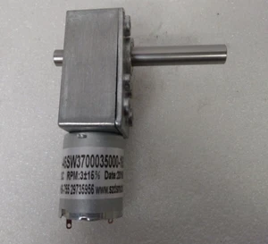 DC 3VDC Self Locking Worm Gear Motor Single Shaft Speed Reduction Motor 3 RPM - Picture 1 of 10
