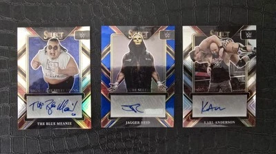 Panini Select WWE 2023 Signature Selections Blue Meanie - Jagger Karl Anderson  Foto 1 de 4