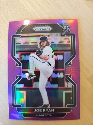 2022 Panini Prizm - Joe Ryan #81 Purple Prizm (RC) - Image 1 of 2