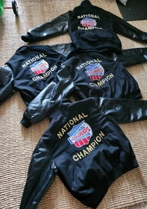 NATIONAL CHEERLEADERS ASSOCIATION Champions JEWELED Adult XL Letterman Jacket🔥 - Picture 1 of 7