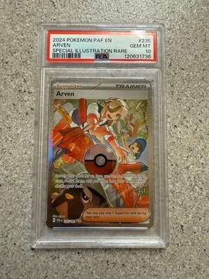 PSA 10 GEM MINT Arven 235/091 Sv: Paldean Fates SIR. NEW CERT 8/25 - Image 1 of 3