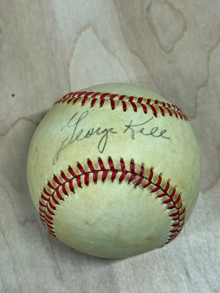 George Kell DETRIOT TIGERS SIGNED MACPHAIL EARLY AUTOGRAPH AL - Image 1 of 2