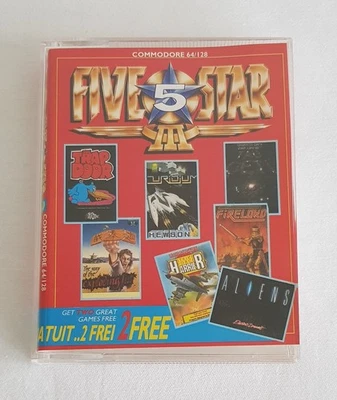 (11) Beau Jolly Commodoree 64/128 Spiel **FIVE STAR III** Kassette Tape 1987 - Bild 1 von 4