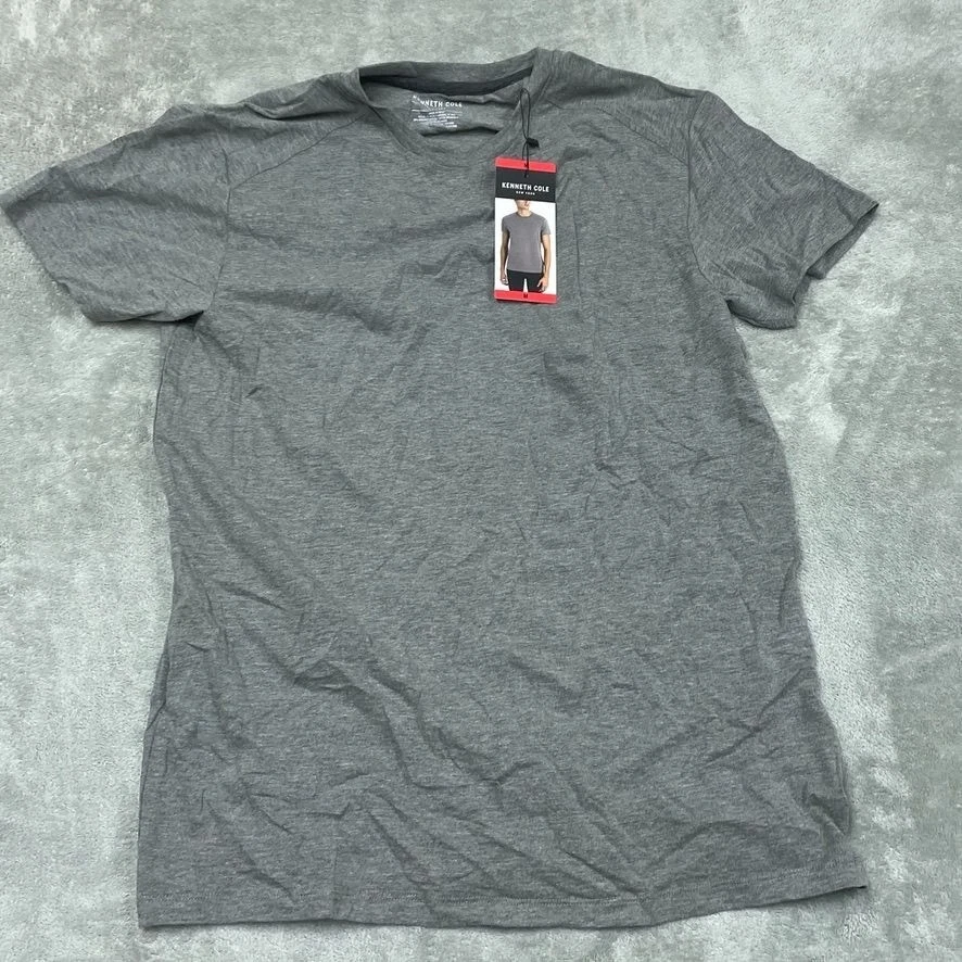 Camiseta Kenneth Cole Gris Mezcla Algodón Orgánico M Nueva con Etiquetas 6880 Foto 1 de 4