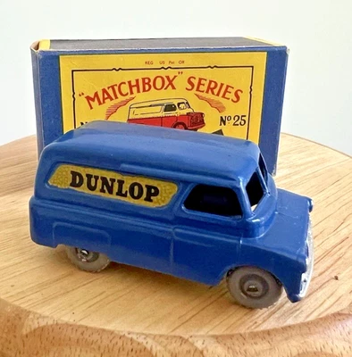 Vintage Matchbox Lesney No. 25 Dunlop Van – Blue with Near Mint Box - Image 1 of 4