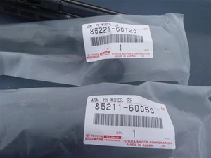 Cap&Nuts TOYOTA Genuine RHD Land Cruiser 70 LJ78 HZJ7# PZJ7 Front Wiper Arm R&L - Picture 1 of 24