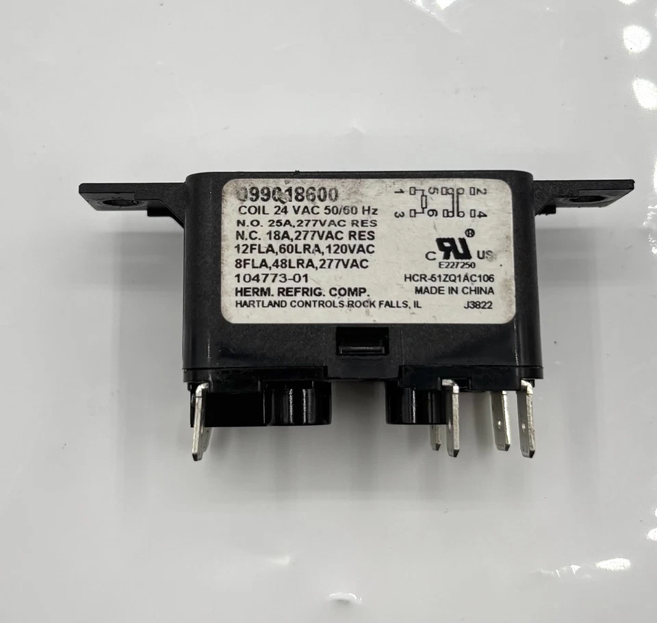 Lennox / 99018600 / Fan Relay 24V 50/60Hz Coil - Image 1 of 4