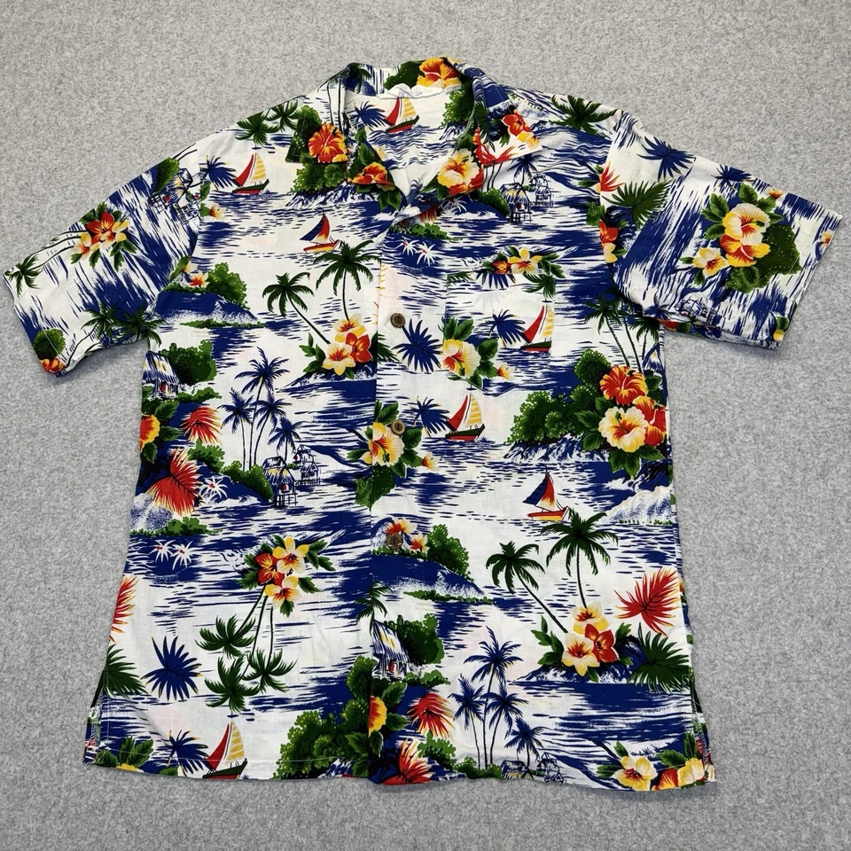 Vintage Duke Kahanamoku Shirt Mens Size Medium Made In USA By Catalina - Image 1 of 4