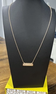 Kendra Scott Leonor Collar Barra Ajustable Oro Rosa En Champagne Drusy Foto 1 de 4