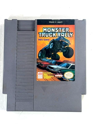 Monster Truck Rally (Nintendo Entertainment System, 1991) NES Authentic Tested - Image 1 of 4