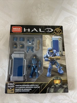 Mega Construx Halo Pro Builders Spartan Grenadier Armor Pack Mega Bloks GFT49 - Image 1 of 4