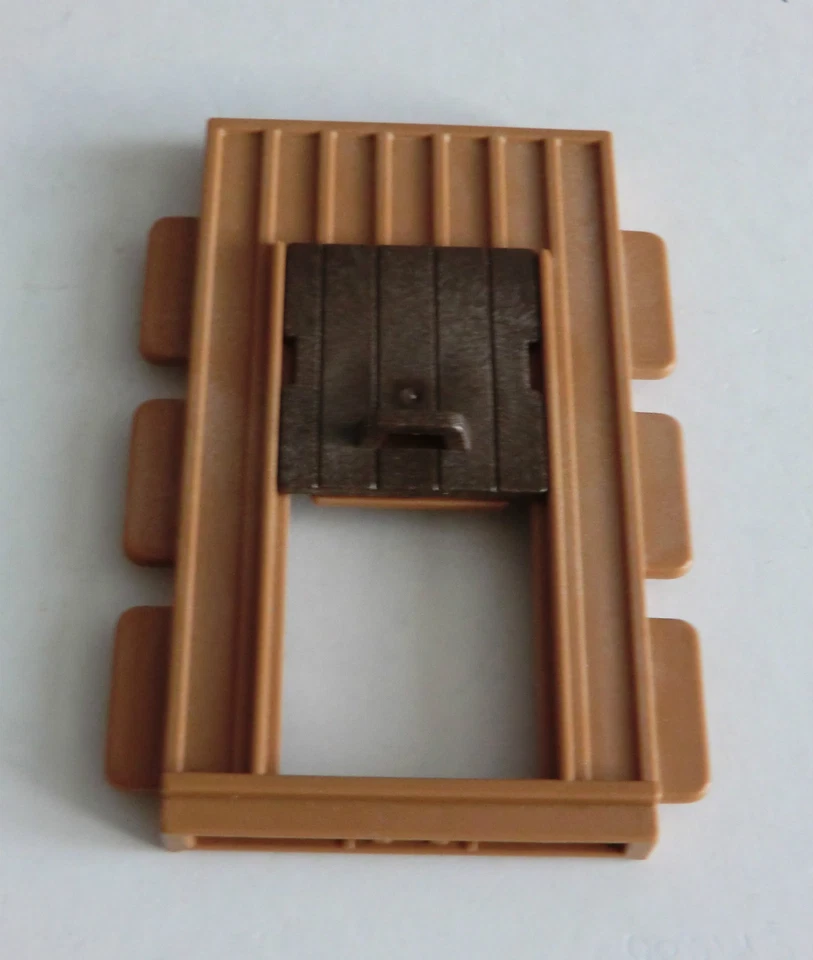 13707 - Playmobil aus Set 3769 Western Farm Ranch Wand Mauer klein mit Luke - Bild 1 von 1
