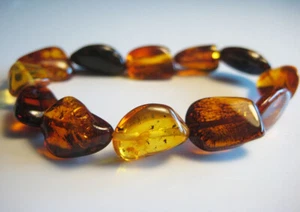 Genuine Baltic Amber Bracelet 7 gr. !!!  - Picture 1 of 2
