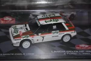 LANCIA DELTA HF 4WD Totip N°7 Rallye Monte Carlo 1988 (IXO / Altaya) 1/43 - Imagen 1 de 1