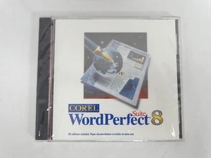 Vintage Corel WordPerfect Suite 8 CD-ROM Windows Software CD New, Factory Sealed - Picture 1 of 5