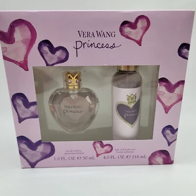 Novo na caixa Vera Wang Princess Gift Set - 1 oz Eau de Toilette e 4 oz Hair and Body Mist - Imagem 1 de 4