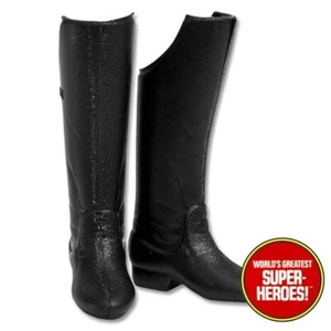 Mego Star Trek Klingon and Gorn Black Boots For 8” Action Figure Parts Lot - Picture 1 of 3