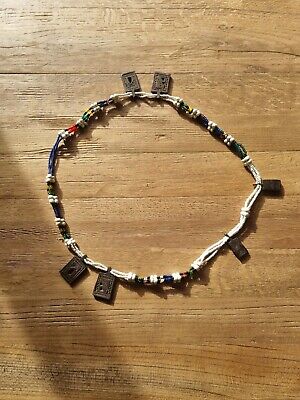 Ndebele Necklace - Multi Colour String And Carved Wooden Pieces (G) • 251.09$