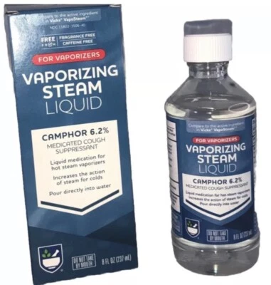 SHIPS N 24 HOURS-Medicated Liquid Cough Suppresant for Hot Steam Vaporizers 8 oz - Image 1 of 4