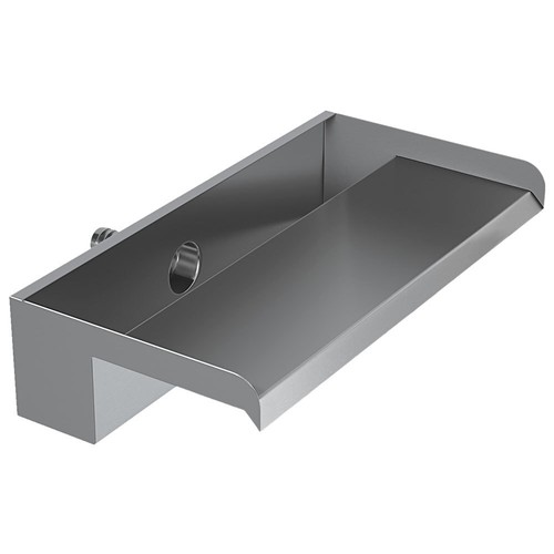 400mm Pond Koi Water Blade Cascade Stainless Steel Wall Waterfall Water