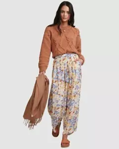 Billabong NEW New Hula Moon Pant Women's Size 10 Wide Leg RRP $100 - Bild 1 von 11