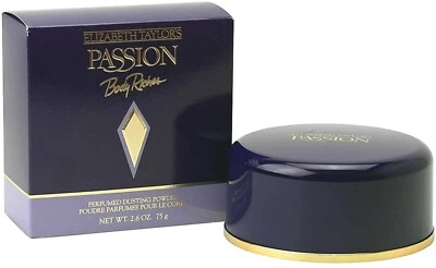 ELIZABETH TAYLOR'S PASSION BODY RICHES POLVO PERFUMADO PARA POLVO 2,6 OZ / 75 g NUEVO Foto 1 de 3