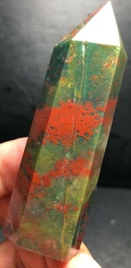 52g WOW! Ocean Jasper Quartz Geode Reiki Agate CRYSTAL WAND POINT Healing X189 - Picture 1 of 6