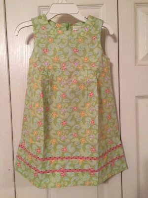 VESTIDO FLORAL GYMBOREE PALM SPRINGS VERDE PAISLEY - TALLA 3 - ¡NUEVO CON ETIQUETAS! Foto 1 de 4