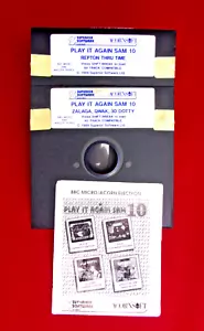 Play It Again Sam 10 BBC 5.25" Zalaga,Qwak,3D Dotty & Repton Thru Time.Acornsoft - Picture 1 of 3