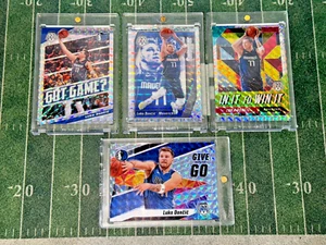 2019-20 Panini Mosaik 2. Jahr Luka Doncic 4x SET Prahlerei darin, um es zu gewinnen SP - Bild 1 von 6