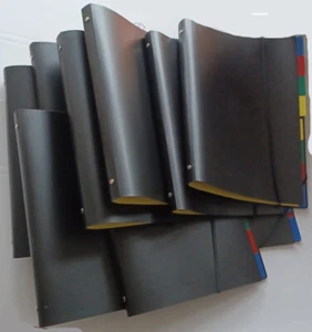10x Pultordner Ordnungsmappe Fächermappe Sortiermappe Vorordner mit Gummiband - Bild 1 von 5