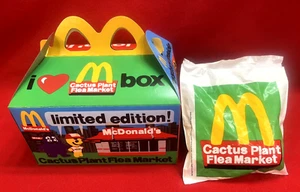 2022 Limited Ed. McDonald's Cactus Plant Flea Market Happy Meal Box w/Sealed Toy - Picture 1 of 8