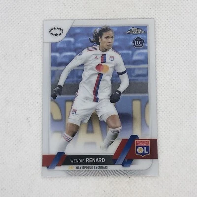 2022-23 Topps Chrome UEFA Womens | Wendie Renard Lyon | Rookie Card! - Image 1 of 2