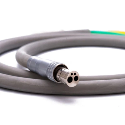 EASYINSMILE 1x Dental Silicone Hose/Tubing for High/Low Speed Handpiece 4Hole Handpiece Tube