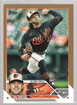 * 2023 Topps - Gold #547 - DL HALL [0817/2023] - Image 1 of 2