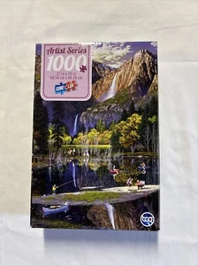 Sure Lox - Artist Series - 1000 Piece Puzzle - "Yosemite Fall" - NIB - Picture 1 of 17